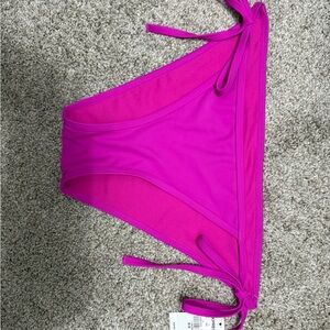 Express Hot Pink Bikini Bottom Size M NWT